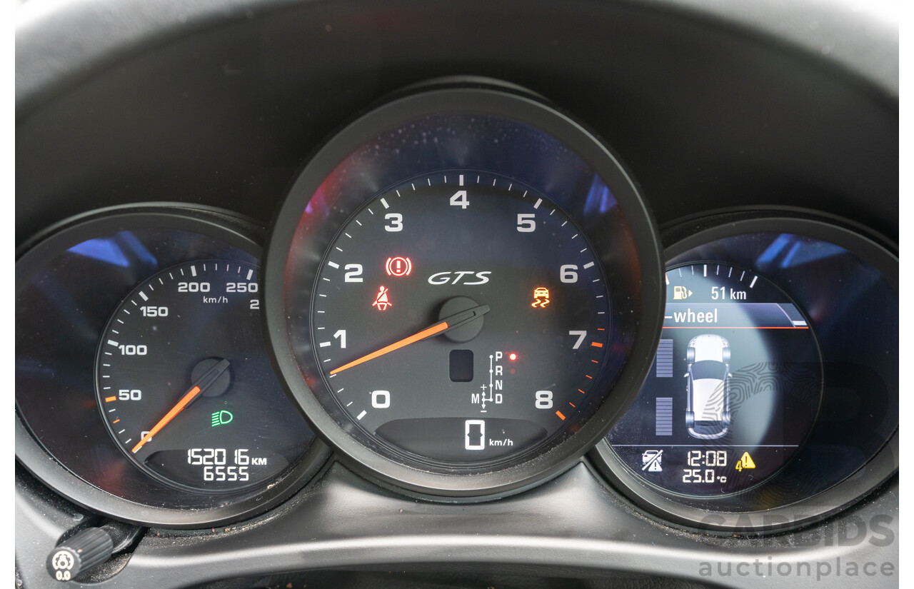 12/2016 Porsche Macan GTS (AWD) 95B MY17 4D Wagon Jet Black Metallic Twin Turbo V6 3.0L