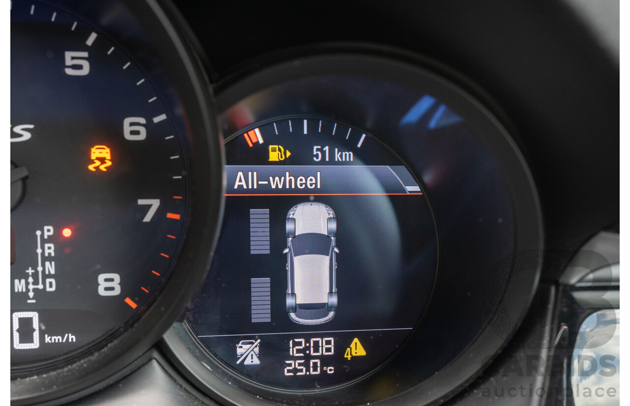 12/2016 Porsche Macan GTS (AWD) 95B MY17 4D Wagon Jet Black Metallic Twin Turbo V6 3.0L