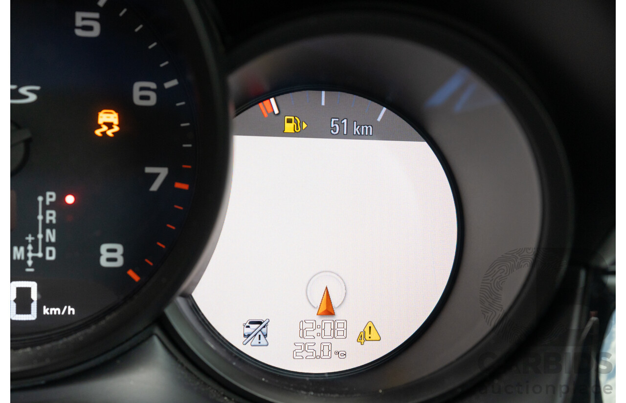 12/2016 Porsche Macan GTS (AWD) 95B MY17 4D Wagon Jet Black Metallic Twin Turbo V6 3.0L