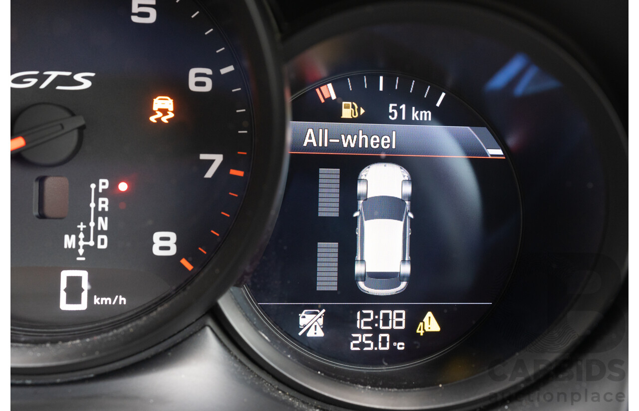 12/2016 Porsche Macan GTS (AWD) 95B MY17 4D Wagon Jet Black Metallic Twin Turbo V6 3.0L