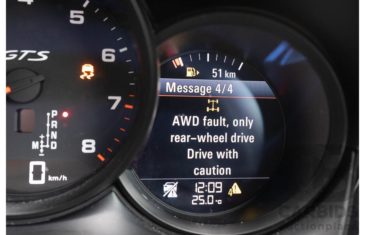 12/2016 Porsche Macan GTS (AWD) 95B MY17 4D Wagon Jet Black Metallic Twin Turbo V6 3.0L