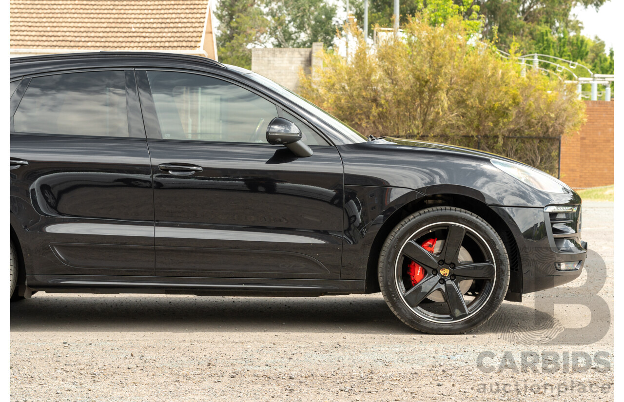 12/2016 Porsche Macan GTS (AWD) 95B MY17 4D Wagon Jet Black Metallic Twin Turbo V6 3.0L