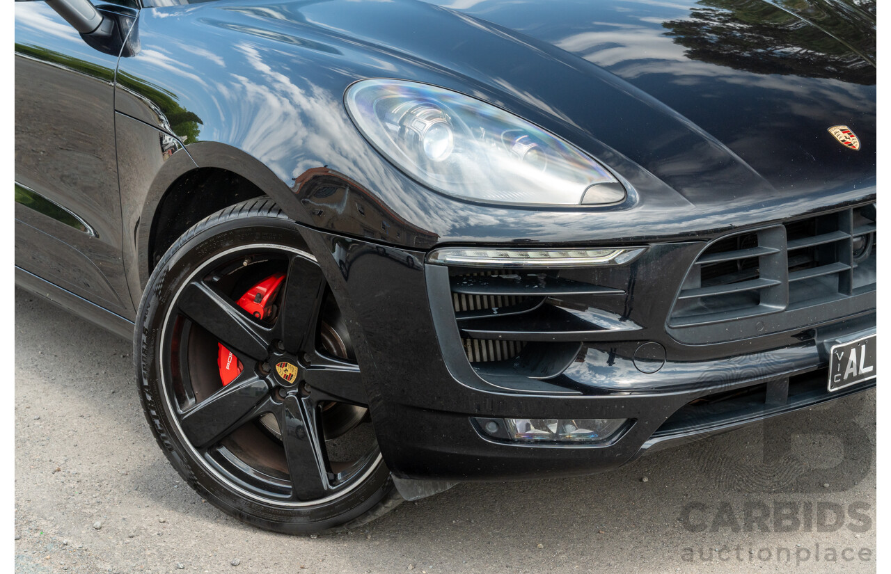 12/2016 Porsche Macan GTS (AWD) 95B MY17 4D Wagon Jet Black Metallic Twin Turbo V6 3.0L