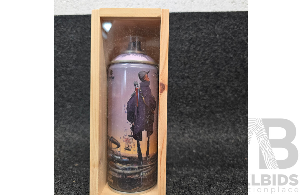 Limited Edition Artist Spray Can Collection Madsaki Mona Lisa 3, Maye, Asend, Burns124