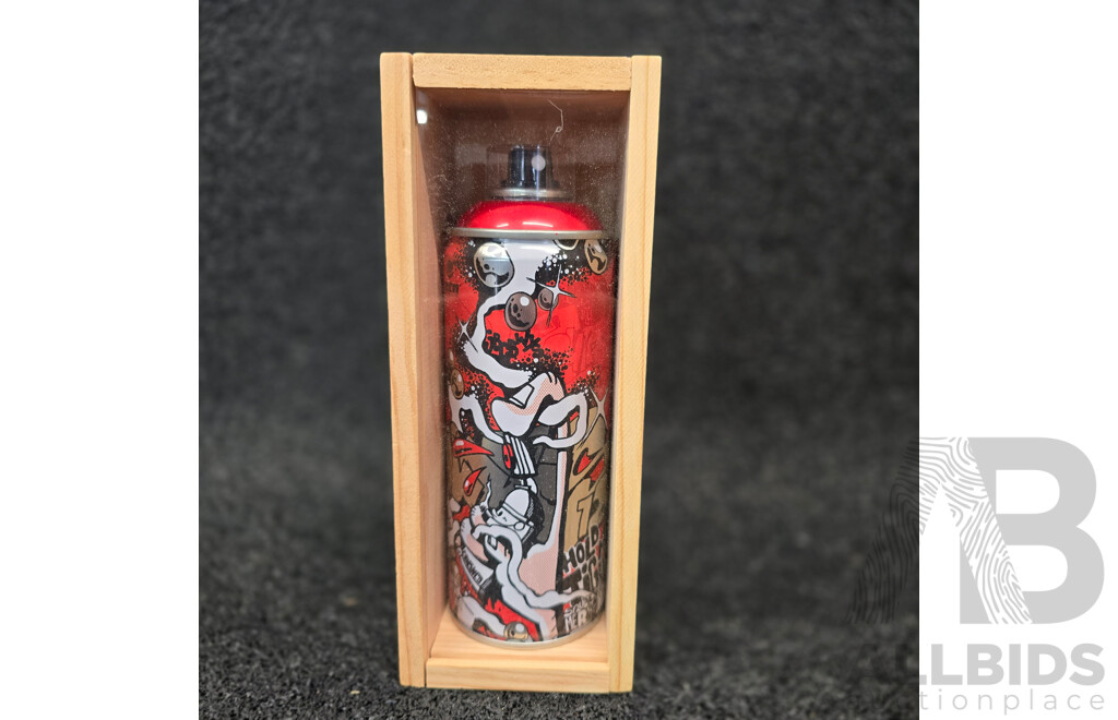 Limited Edition Artist Spray Can Collection Madsaki Mona Lisa 3, Maye, Asend, Burns124