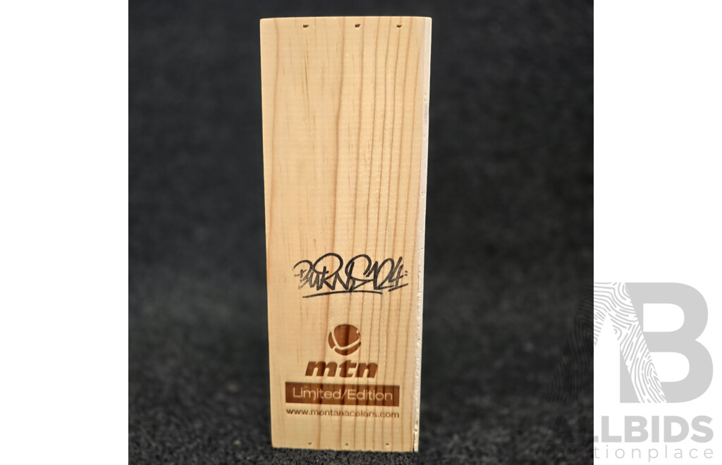 Limited Edition Artist Spray Can Collection Madsaki Mona Lisa 3, Maye, Asend, Burns124