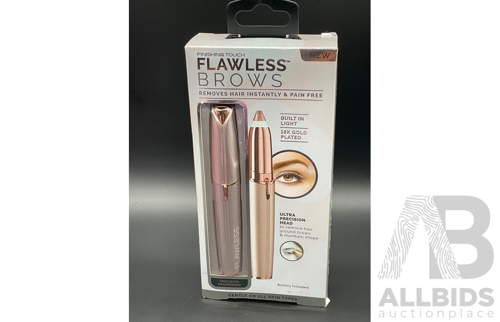 Assorted Cosmetics, Including L'OREAL Creams and Serums, JOHN FRIEDA Hair Products and Flawless Brows Hair Remover - Lot of 8