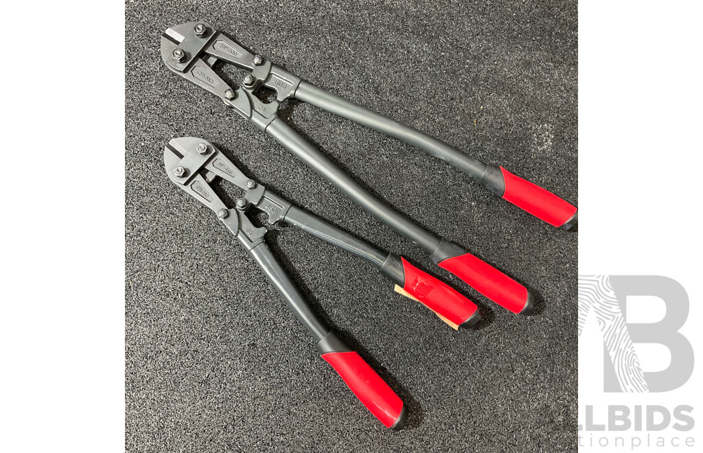 TROJAN 450mm and 600mm Bolt Cutters - Lot of 2
