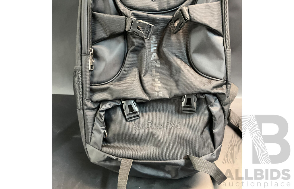 Feifan Backpack & H&M No Fear Messenger Pouch
