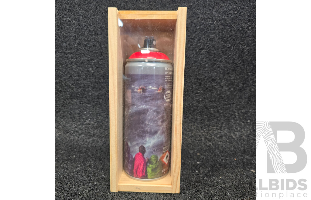 MTN Limited Edition Artist Spray Can Collection Marti Sawe, TAKI 183, SABE, Open Arms Project