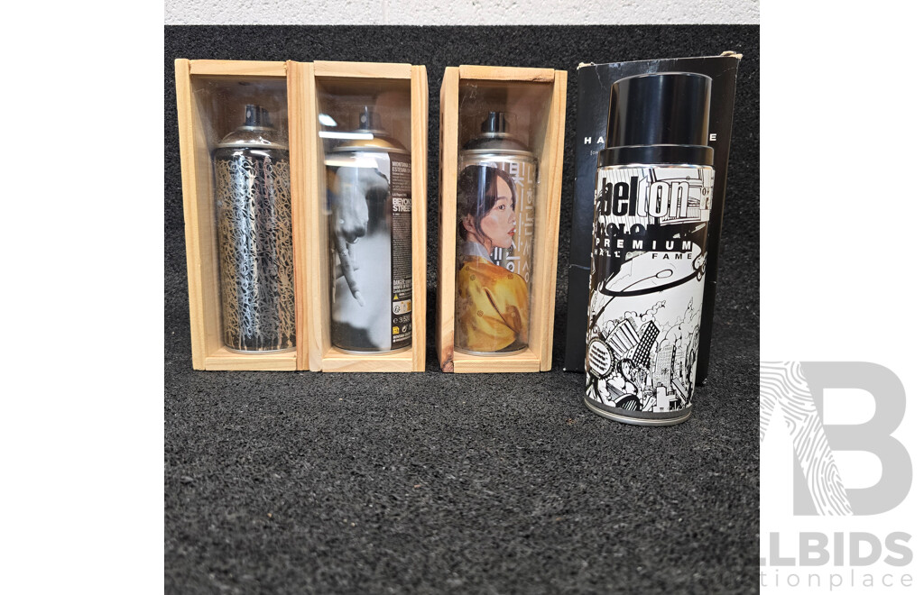 Limited Edition Artist Spray Can Collection JonOne 156, Estevan Oriol, Royal Dog, Molotow Hall of Fame by Toast