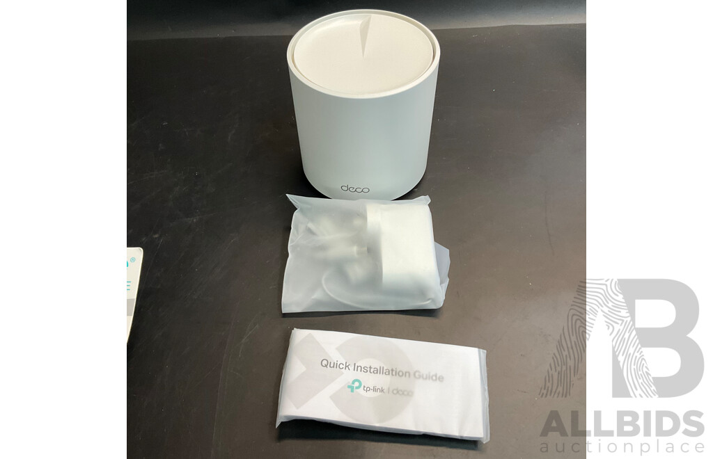 TP-Link Deco AX1500 Dual-Band Mesh Wi-Fi 6 System (1-Pack) & Skylite Luggage Strap Set X2