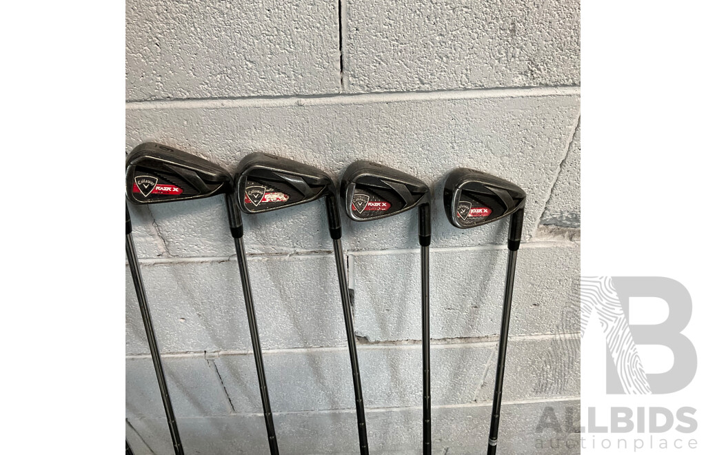 Callaway Razr X M-10 XP Clubs - Lot of 7