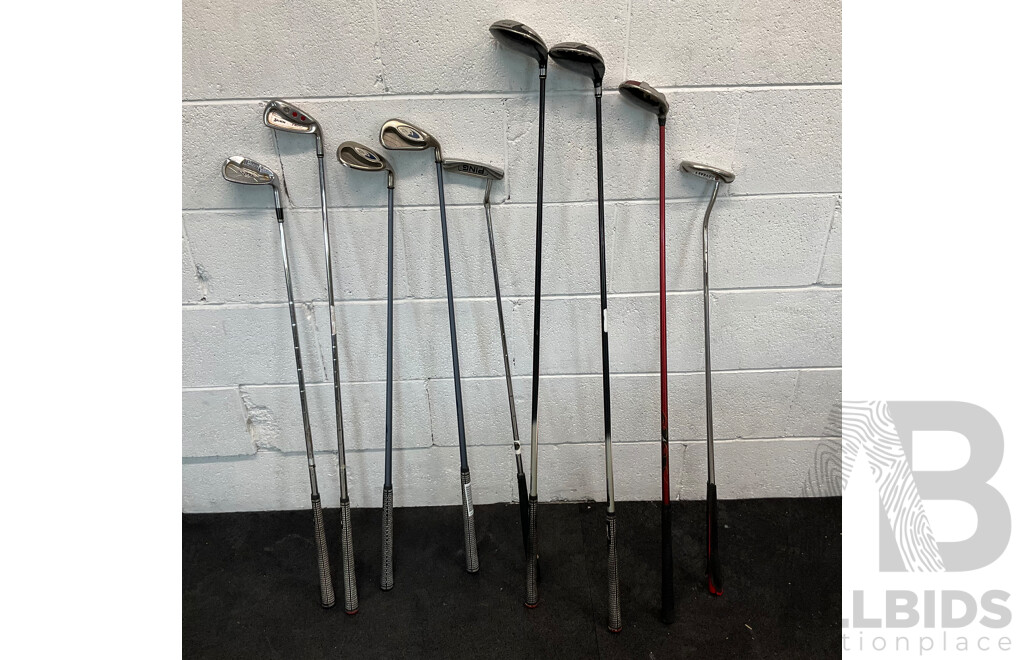 Assorted Srixon, Callaway Clubs - Lot of 9