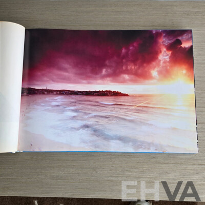 Eugene Tan,  ''Icebergs Barrell'' by Iconic Bondi Photographer of Aquabumps, Framed Photo