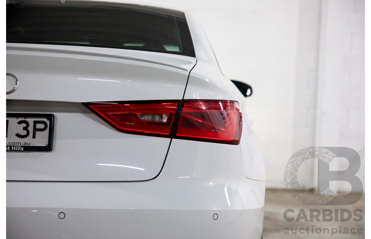 8/2015 Audi S3 2.0 TFSI Quattro 8V MY15 4d Sedan Glacier White Turbo 2.0L