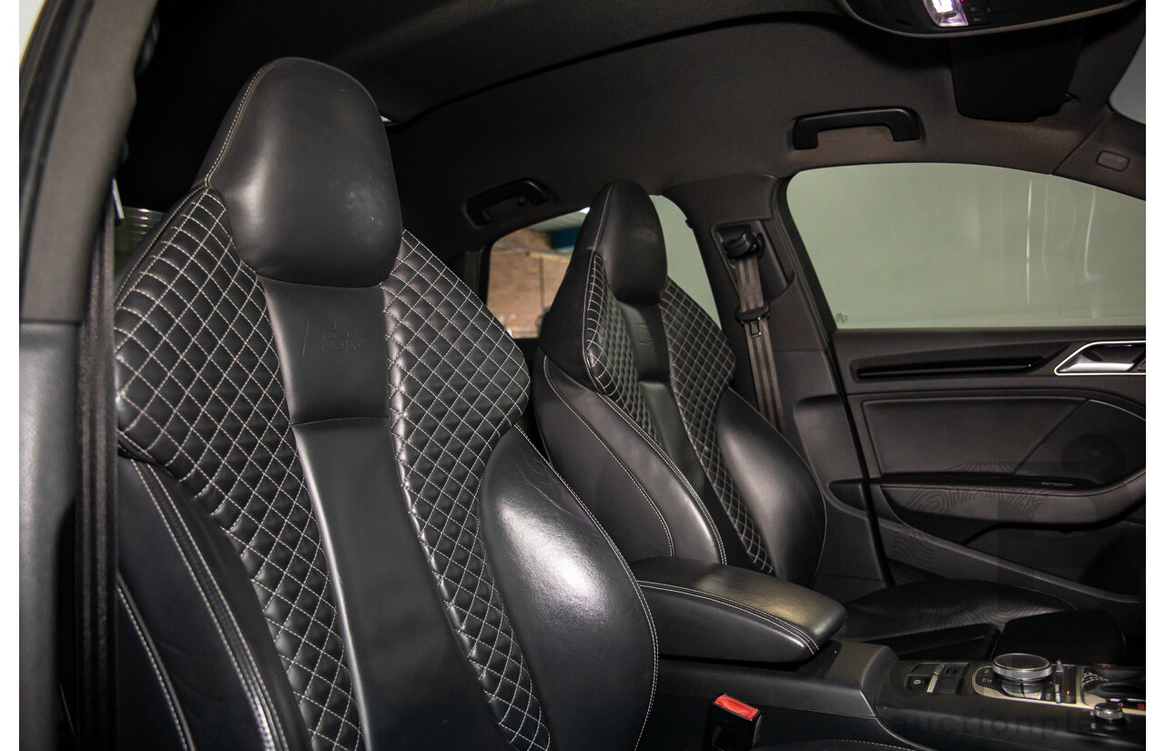 8/2015 Audi S3 2.0 TFSI Quattro 8V MY15 4d Sedan Glacier White Turbo 2.0L