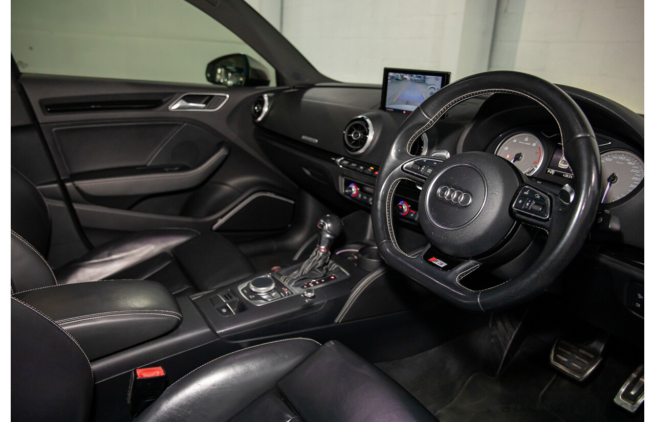 8/2015 Audi S3 2.0 TFSI Quattro 8V MY15 4d Sedan Glacier White Turbo 2.0L