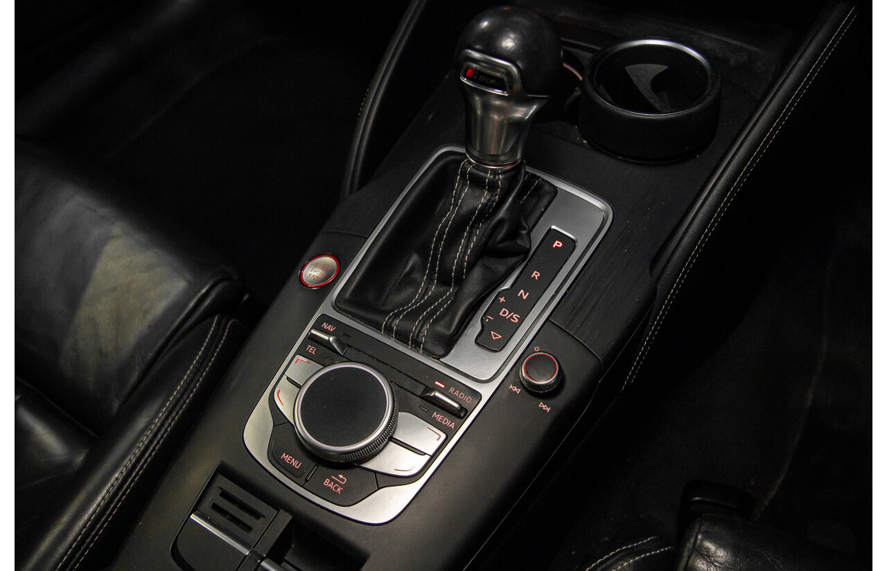 8/2015 Audi S3 2.0 TFSI Quattro 8V MY15 4d Sedan Glacier White Turbo 2.0L