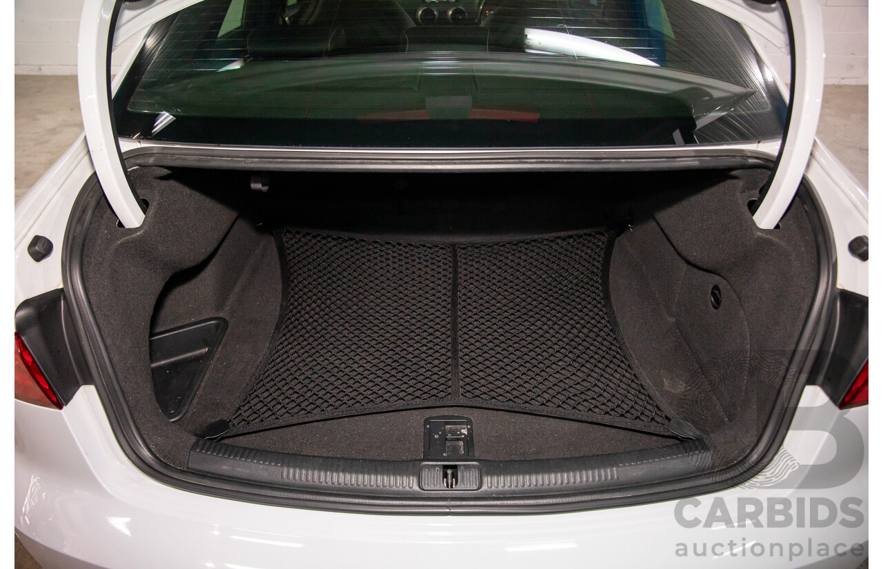 8/2015 Audi S3 2.0 TFSI Quattro 8V MY15 4d Sedan Glacier White Turbo 2.0L