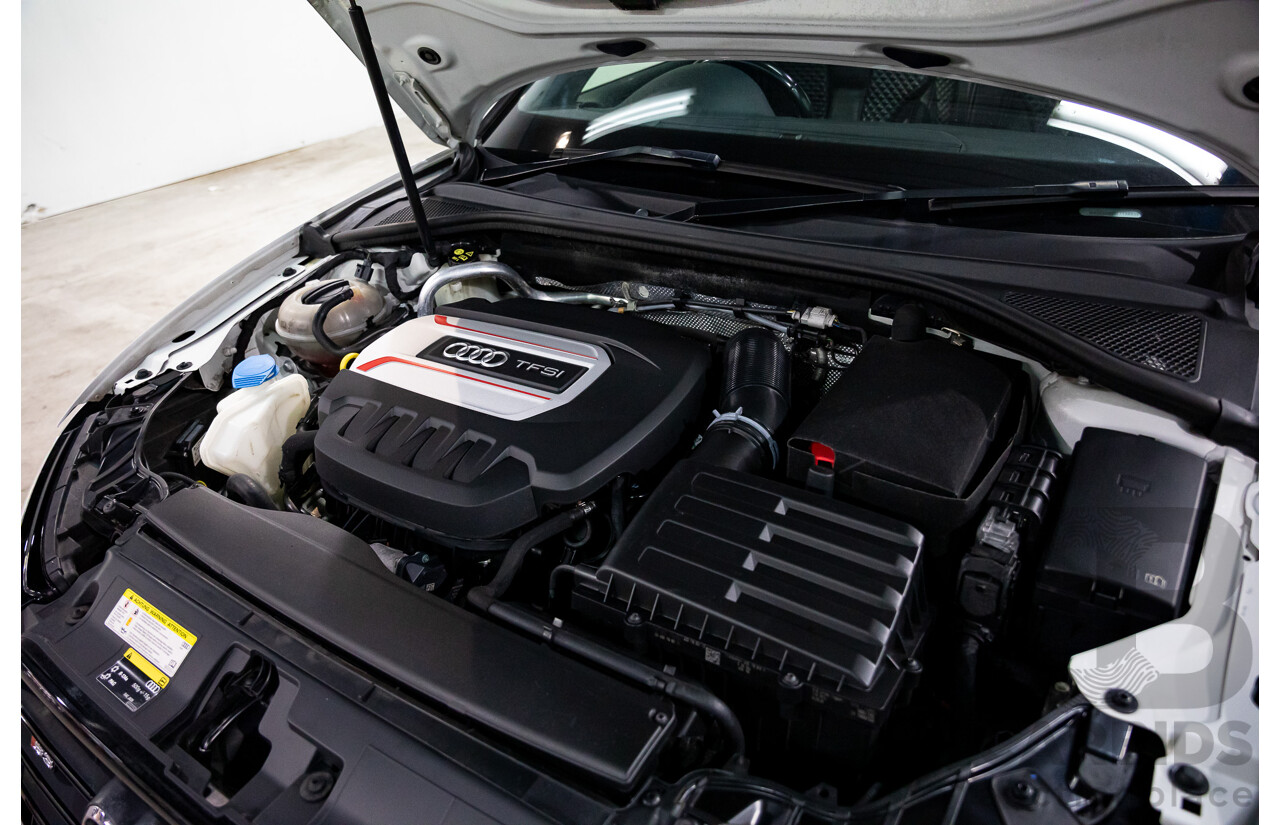 8/2015 Audi S3 2.0 TFSI Quattro 8V MY15 4d Sedan Glacier White Turbo 2.0L