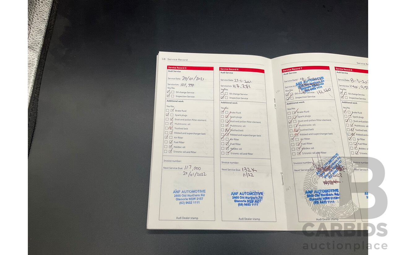 8/2015 Audi S3 2.0 TFSI Quattro 8V MY15 4d Sedan Glacier White Turbo 2.0L