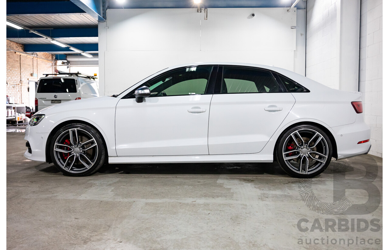 8/2015 Audi S3 2.0 TFSI Quattro 8V MY15 4d Sedan Glacier White Turbo 2.0L