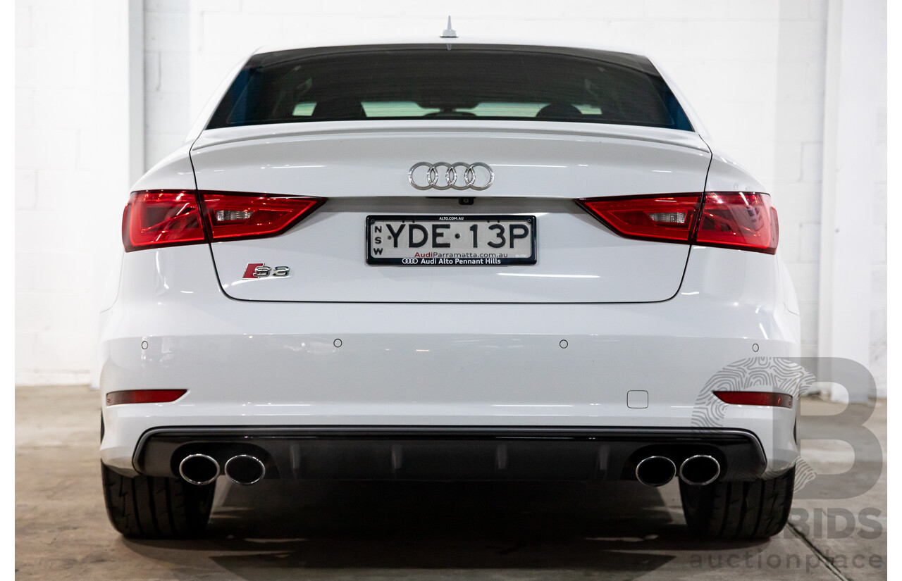 8/2015 Audi S3 2.0 TFSI Quattro 8V MY15 4d Sedan Glacier White Turbo 2.0L