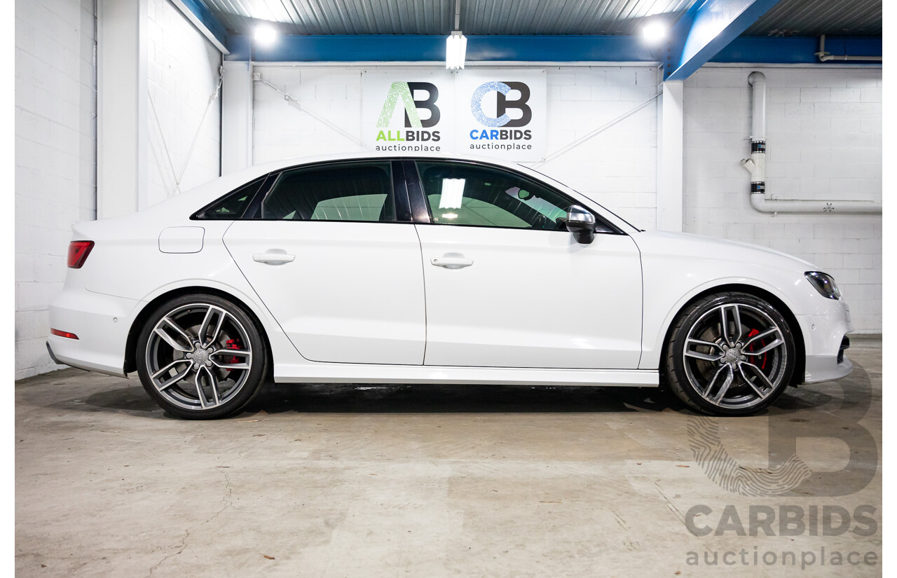8/2015 Audi S3 2.0 TFSI Quattro 8V MY15 4d Sedan Glacier White Turbo 2.0L