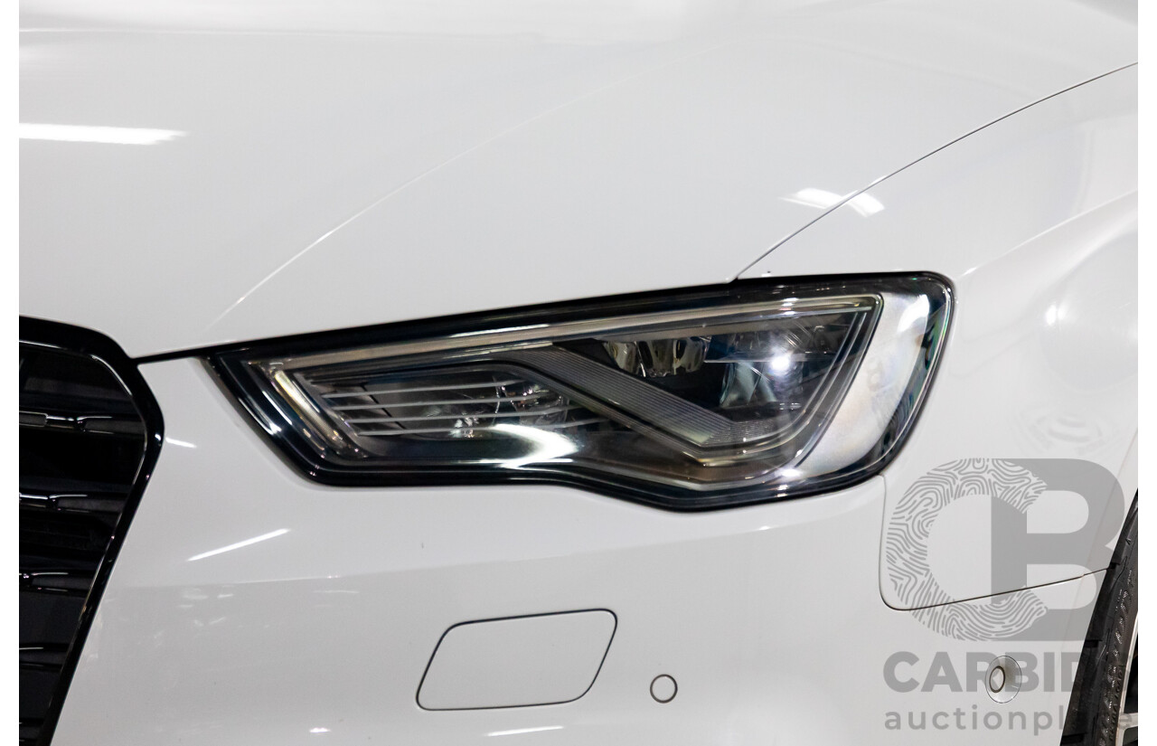 8/2015 Audi S3 2.0 TFSI Quattro 8V MY15 4d Sedan Glacier White Turbo 2.0L