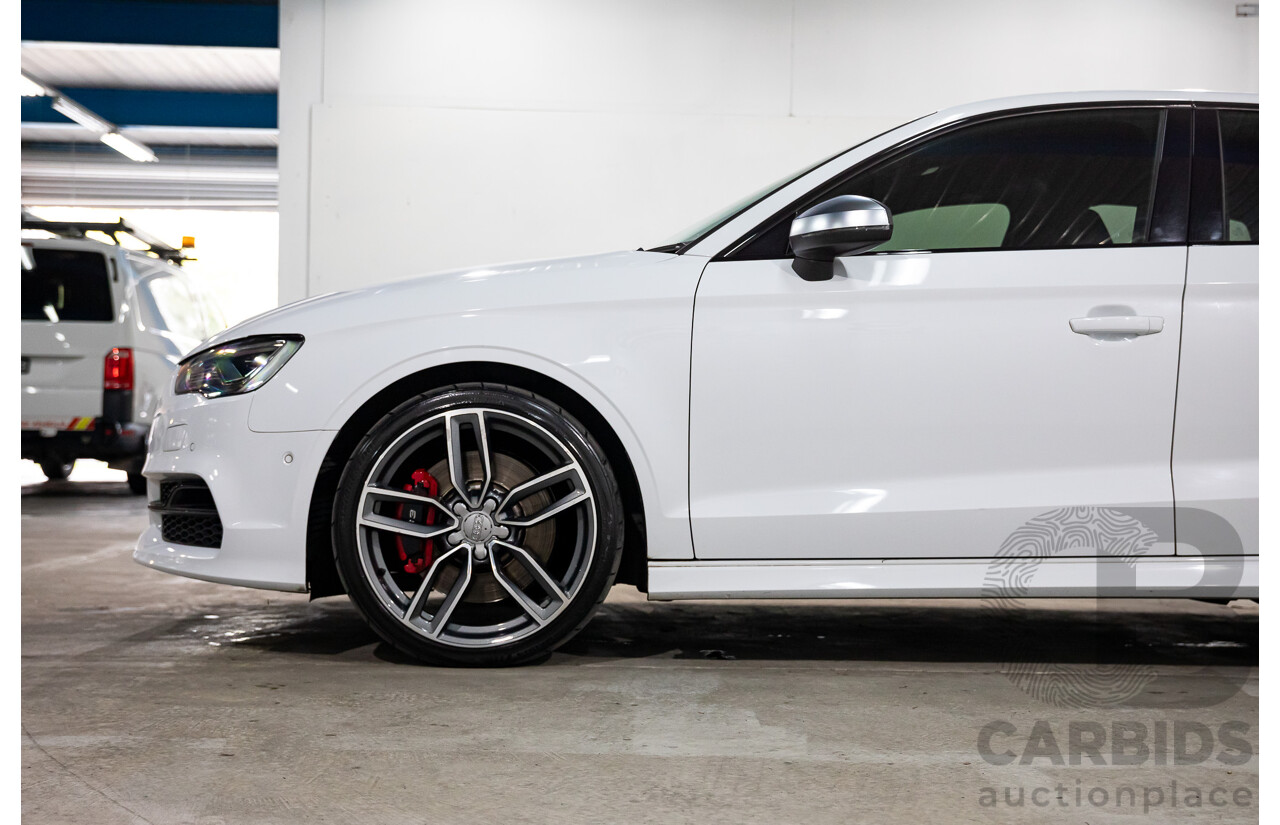 8/2015 Audi S3 2.0 TFSI Quattro 8V MY15 4d Sedan Glacier White Turbo 2.0L