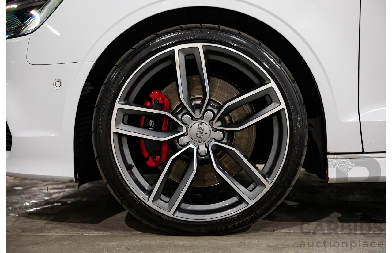 8/2015 Audi S3 2.0 TFSI Quattro 8V MY15 4d Sedan Glacier White Turbo 2.0L