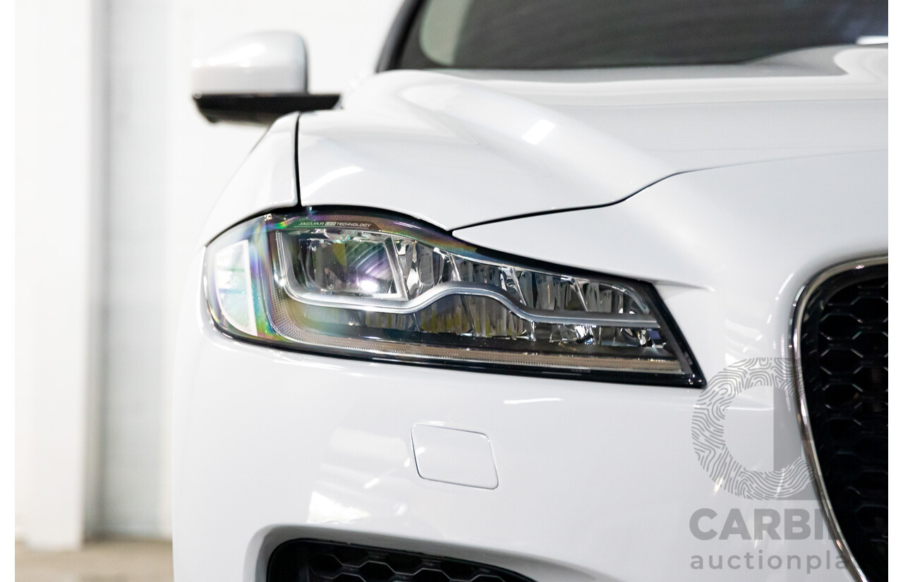 02/2017 Jaguar F-Pace 30d Portfolio (AWD) MY17 4d Wagon Glacier White Turbo Diesel V6 3.0L
