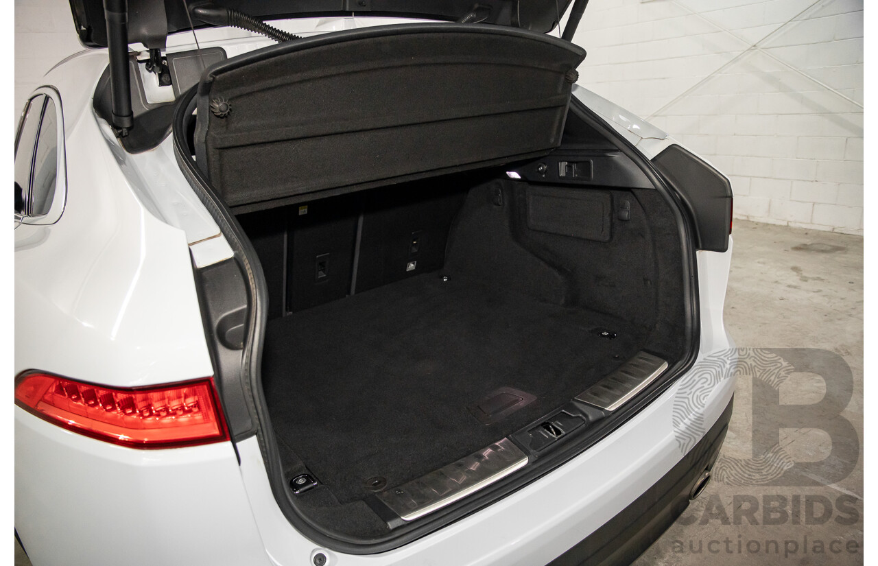 02/2017 Jaguar F-Pace 30d Portfolio (AWD) MY17 4d Wagon Glacier White Turbo Diesel V6 3.0L