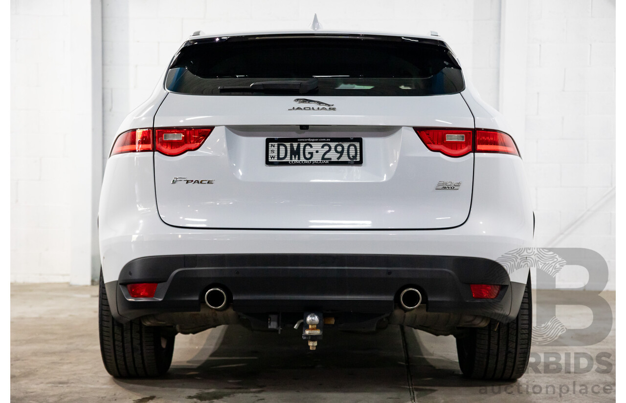 02/2017 Jaguar F-Pace 30d Portfolio (AWD) MY17 4d Wagon Glacier White Turbo Diesel V6 3.0L
