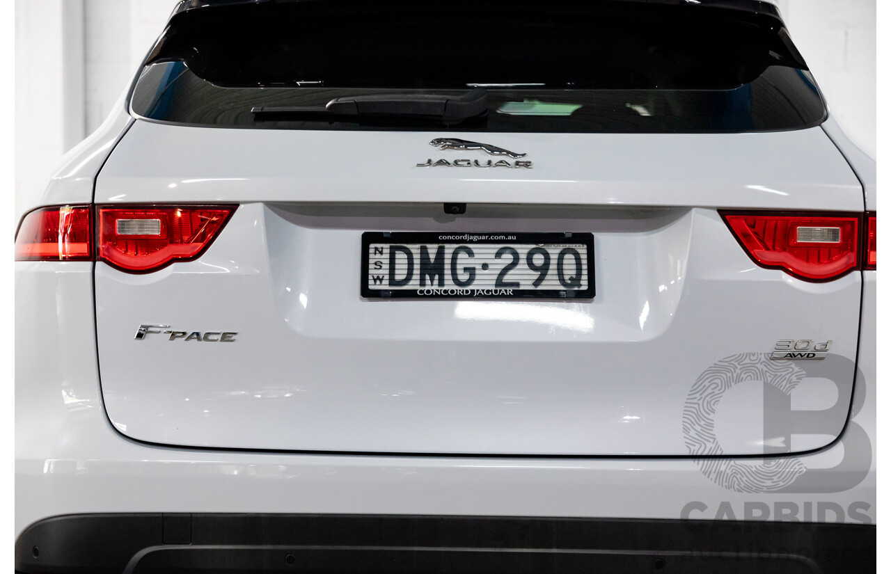 02/2017 Jaguar F-Pace 30d Portfolio (AWD) MY17 4d Wagon Glacier White Turbo Diesel V6 3.0L