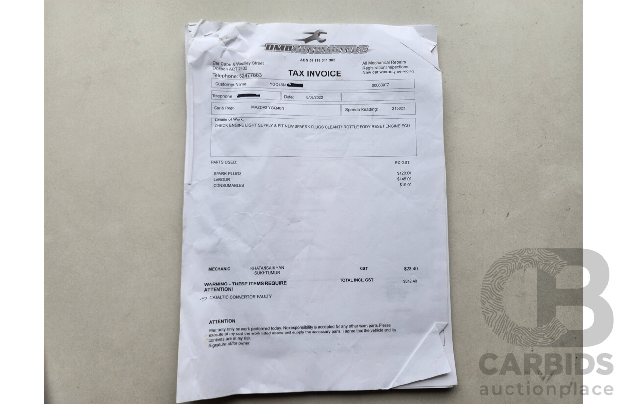 8/2009 Mazda Mazda3 SP25 BL 5d Hatchback Silver 2.5L