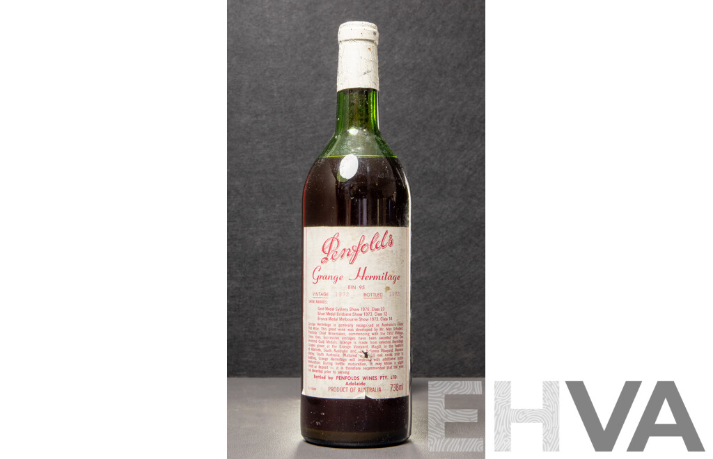 Penfolds Grange Hermitage Bin 95 - Lot 1643120 | ALLBIDS