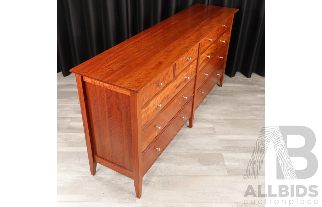 Nicholas Dattner & Co. 'Holbrook' Chest of Ten Drawers (Numbered 9974 Dated 17/12/2008)