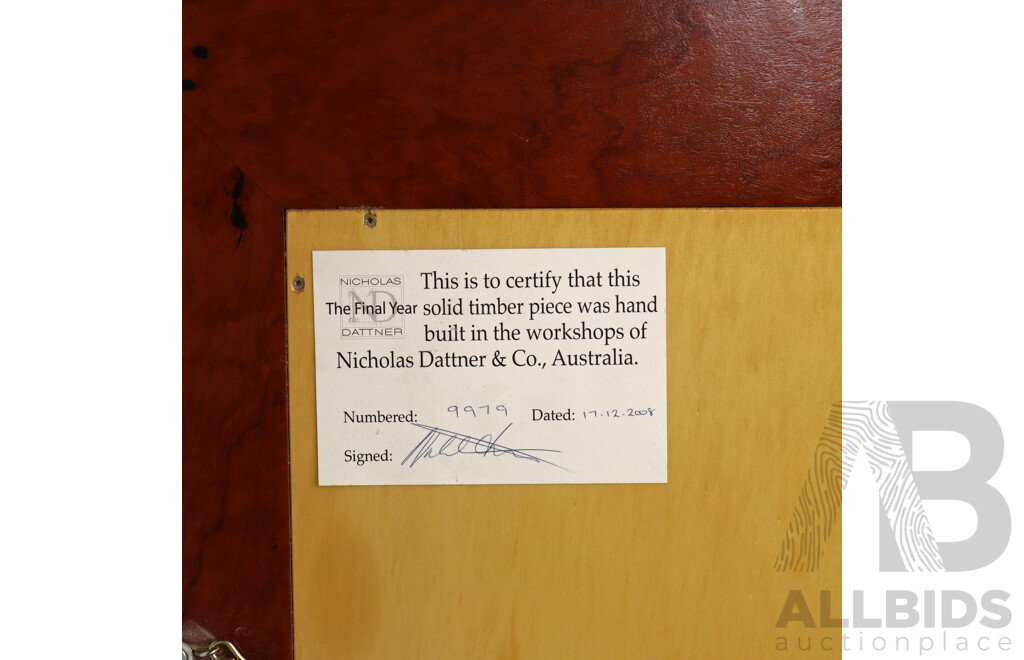 Nicholas Dattner & Co. 'Harcourt' Mirror (Numbered 9979 Dated 17/12/2008)