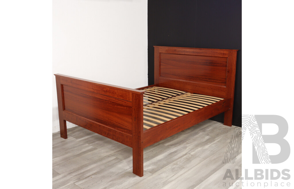 Nicholas Dattner & Co. 'Weller' Queen Size Bed Frame (Numbered 9963 Dated 17/12/2008)