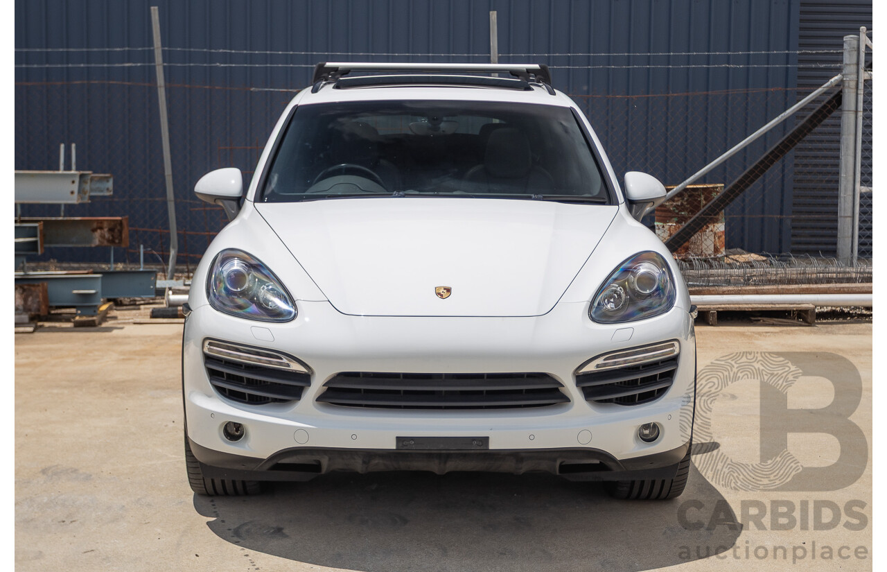 1/2014 Porsche Cayenne S (AWD) MY14 4D Wagon White Twin Turbo Diesel V8 4.1L