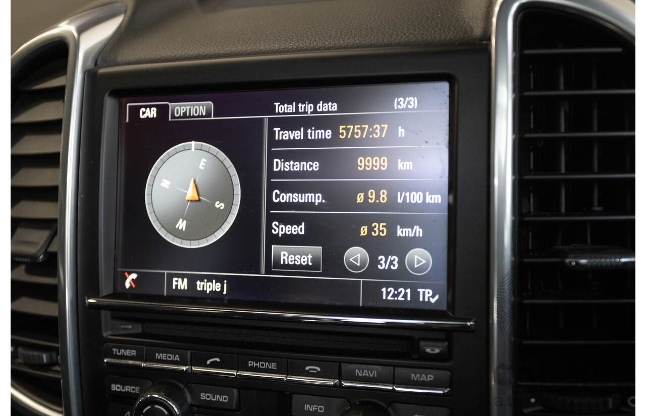 1/2014 Porsche Cayenne S (AWD) MY14 4D Wagon White Twin Turbo Diesel V8 4.1L