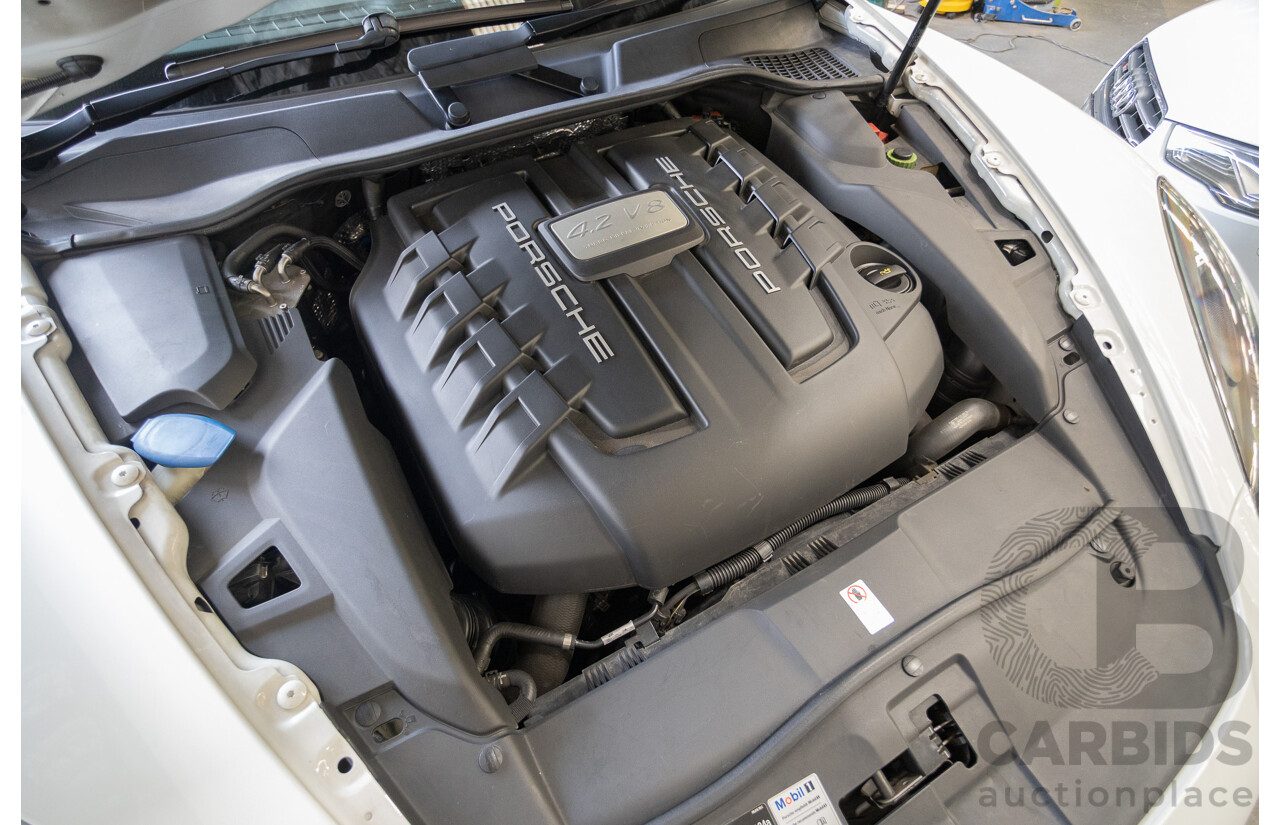 1/2014 Porsche Cayenne S (AWD) MY14 4D Wagon White Twin Turbo Diesel V8 4.1L