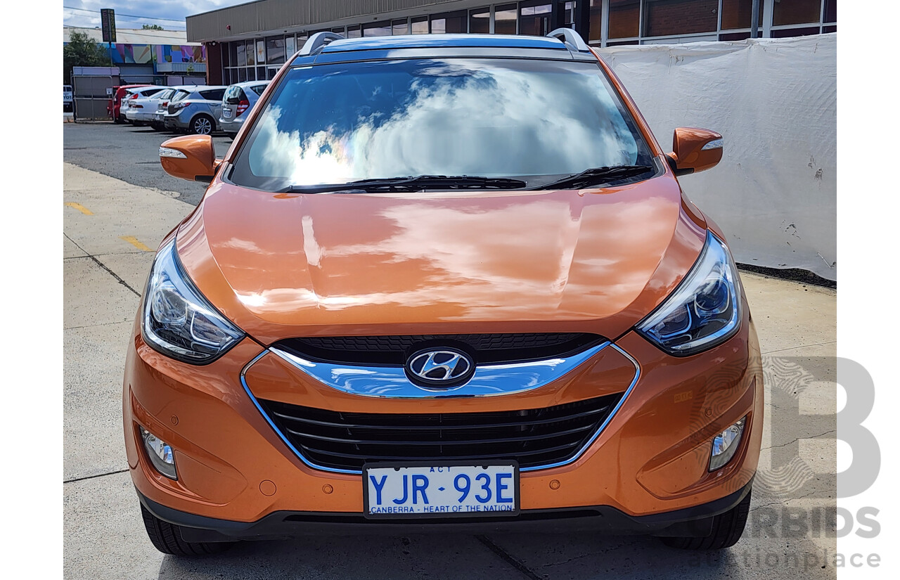 2/2014 Hyundai Ix35 Highlander (awd) LM SERIES II 4d Wagon Orange 2.0L