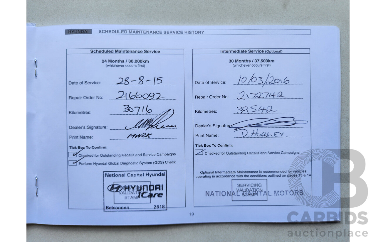 2/2014 Hyundai Ix35 Highlander (awd) LM SERIES II 4d Wagon Orange 2.0L