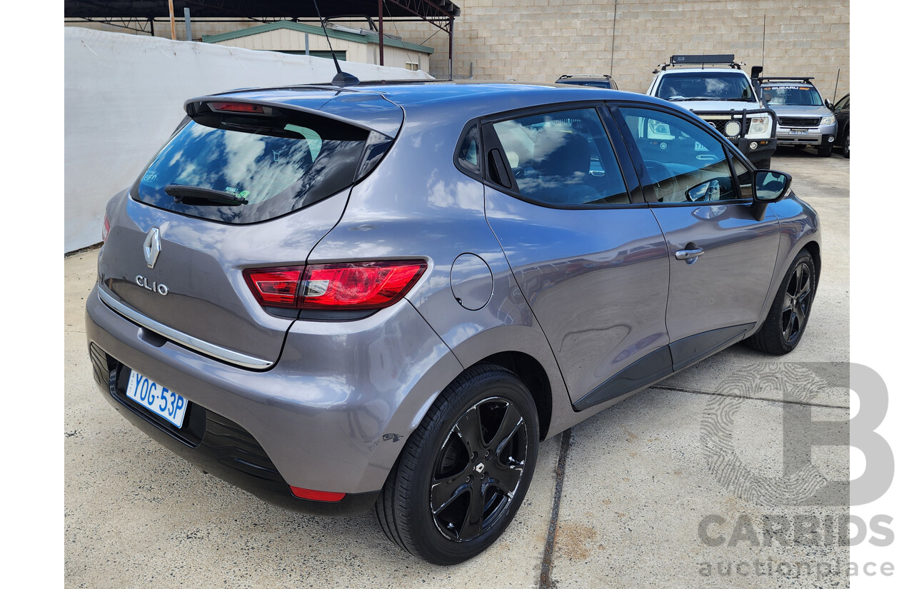 6/2014 Renault Clio Expression X98 5d Hatchback Grey 1.2L