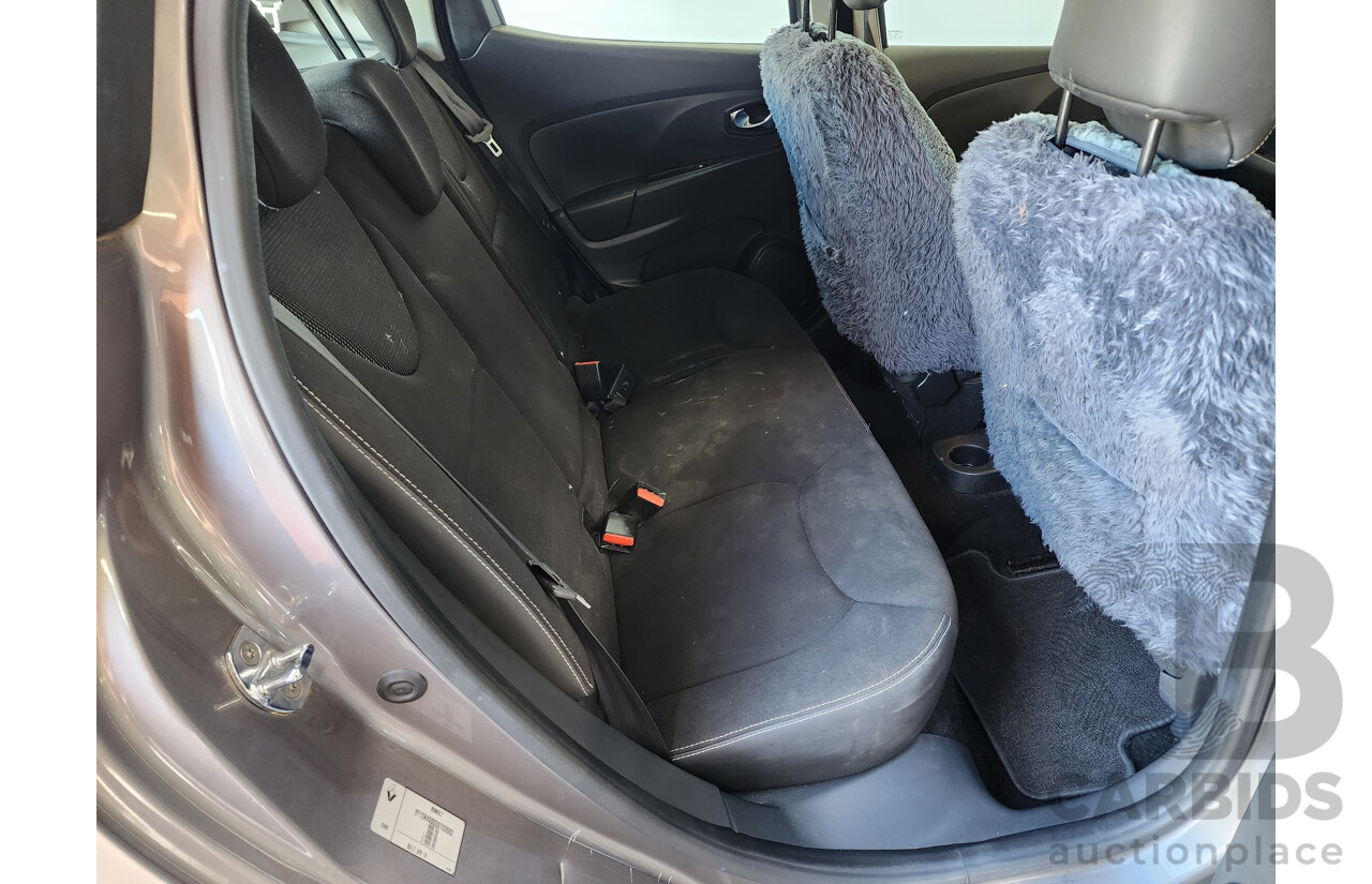 6/2014 Renault Clio Expression X98 5d Hatchback Grey 1.2L