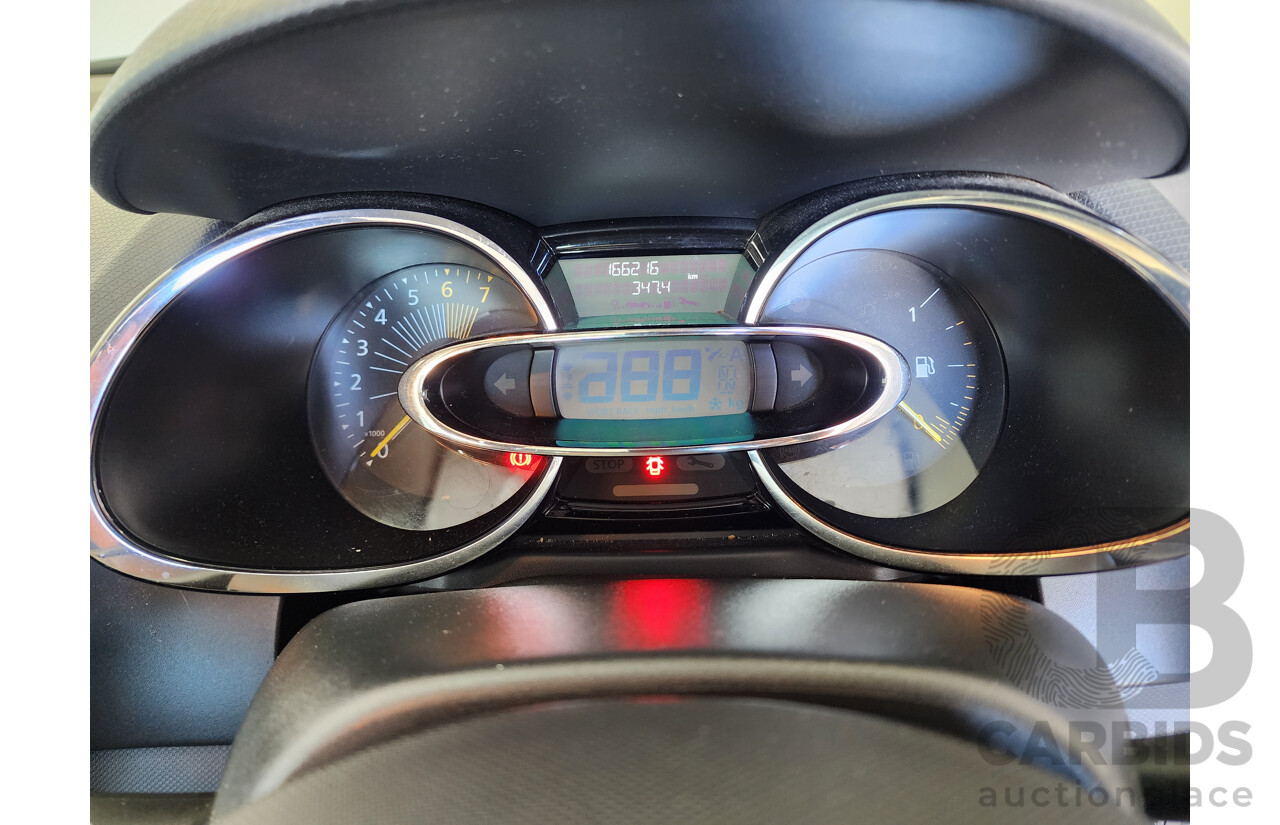 6/2014 Renault Clio Expression X98 5d Hatchback Grey 1.2L