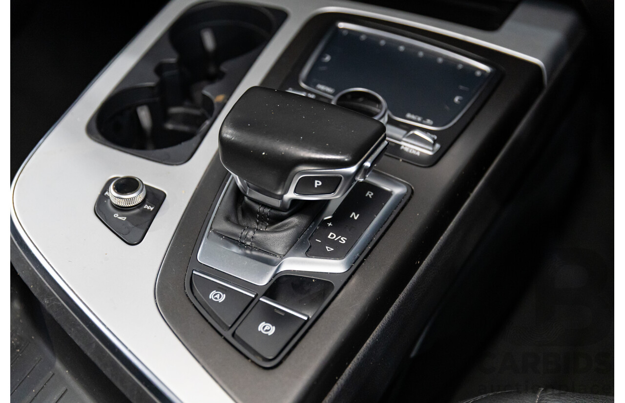 08/2017 Audi Q7 3.0 TDI Quattro (AWD) 4M MY18 4d Wagon Night Black Turbo Diesel V6 3.0L